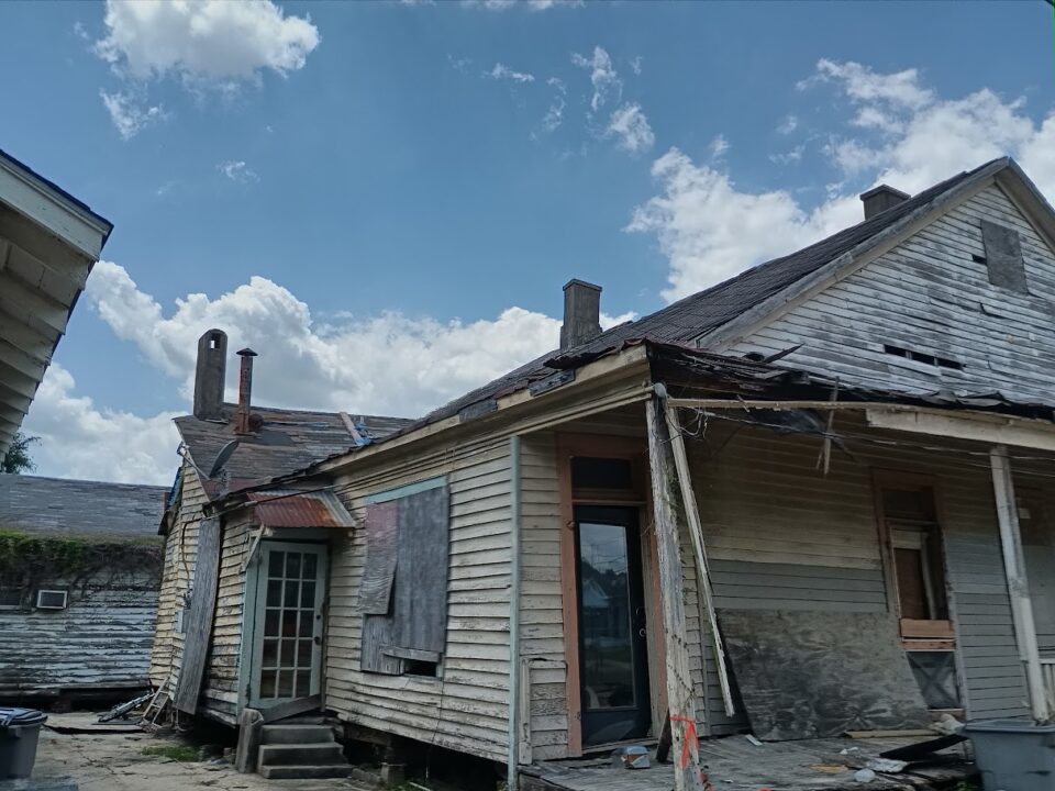 A house we bought as-is in Mississippi with visible exterior damage